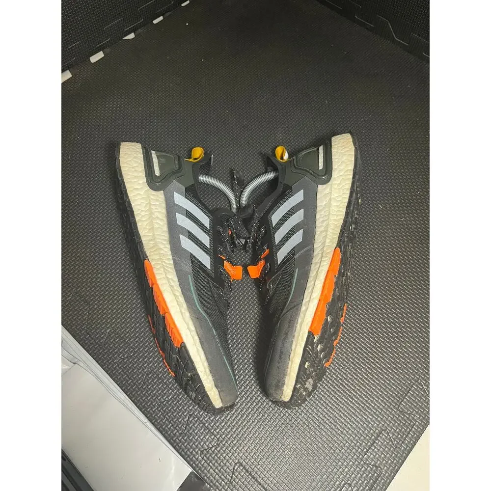 Adidas UltraBoost Winter.Rdy Black Signal Orange Men's Shoes Sneakers‎ Size 8
